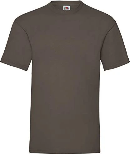 Fruit Of The Loom Valueweight T-Shirt kurzarm chocolate