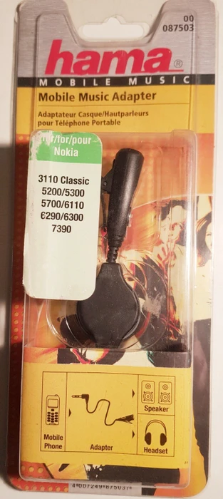Hama Mobile Music Adapter für Nokia (verschiedene Modelle)