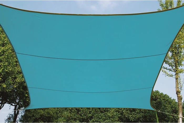 Perel Viereck Sonnensegel 360x360cm