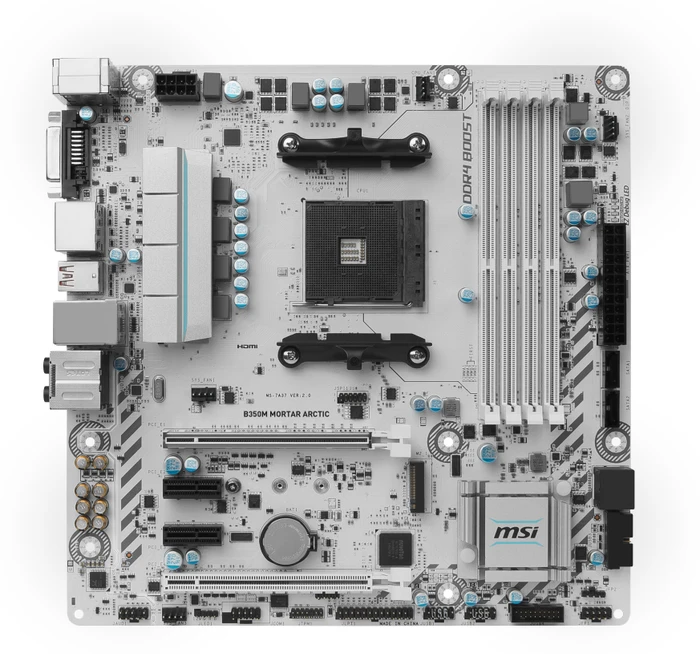 MSI B350M Mortar Arctic (AMD AM4)