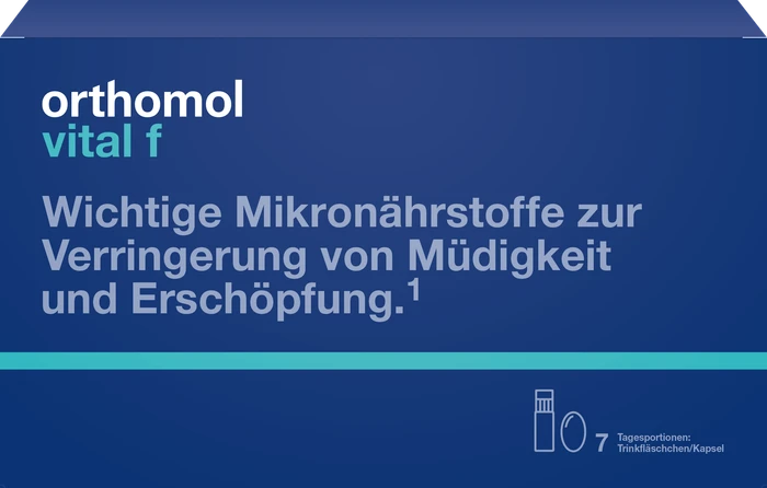 Orthomol vital f Trinkfläschchen + Kapseln, 7 Stück