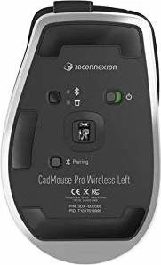 3Dconnexion CadMouse Pro Wireless Left, USB/Bluetooth