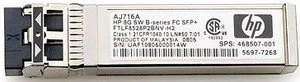 HPE B-Series 8G SAN-Transceiver, LC-Duplex SM 10km, SFP+