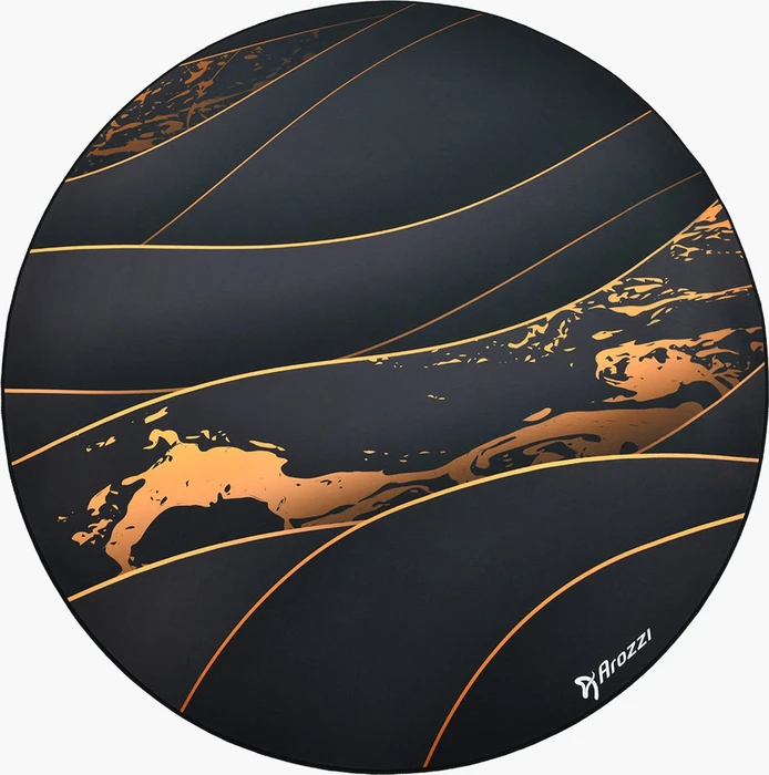 Arozzi Zona Bodenschutzmatte, Black Gold, rund, weich