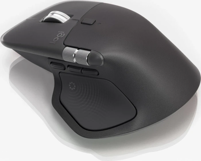 Logitech MX Master 4 Graphite, dunkelgrau, Logi Bolt, USB/Bluetooth