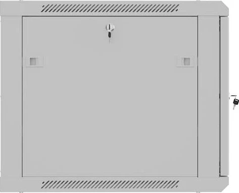Lanberg WF01 Series 19" Wandschrank 9HE, hängend, Flatpack, Gitternetztür, IP20, RAL 7035, 600mm tief