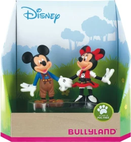 Bullyland Comic World - Disney Mickey Bayern Mickey in Lederhose und Minnie im Dirndl