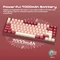Wobkey Rainy 75 Pro, rot, LEDs RGB, Kailh Cocoa, USB/Bluetooth, US Vorschaubild