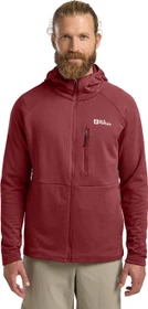 Jack Wolfskin Kolbenberg Hooded FZ Jacke deep ruby (Herren)