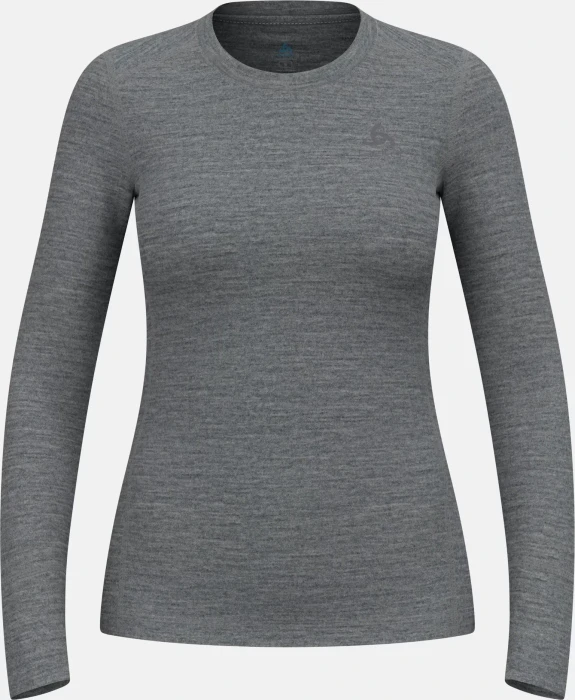 Odlo Natural Merino 200 Baselayer Funktionsshirt langarm odlo steel grey melange (Damen)