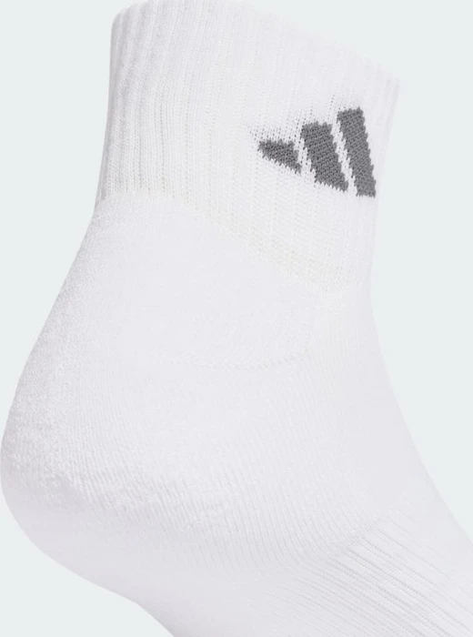 adidas Cushioned Sportswear Ankle Socken white/grey five, 3 Paare