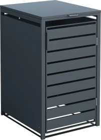 Westmann Kubus Mülltonnenbox 1x 240l anthrazit