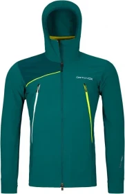 Ortovox Pala Hooded Funktionsjacke pacific green (Herren)