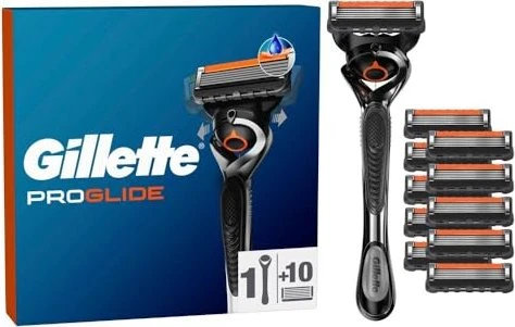 Gillette ProGlide Rasierer + 10 Wechselklingen