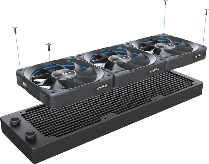 Seasonic MagFlow 1225 PWM, 120mm, 3er-Pack
