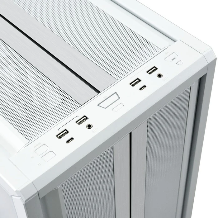 Lian Li V3000 Plus, weiß, Glasfenster