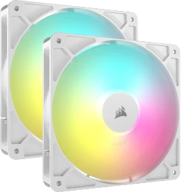 Corsair RS Series RS140 ARGB, weiß, 140mm, 2er-Pack