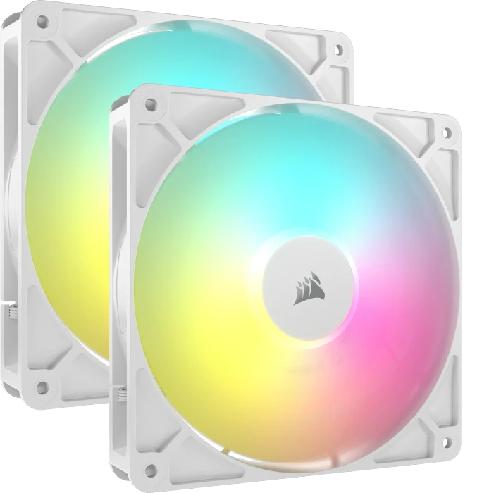 Corsair RS Series RS140 ARGB, weiß, 140mm, 2er-Pack