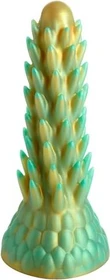 Creature Cocks Stegosaurus Spiky Reptile Silicone Dildo green