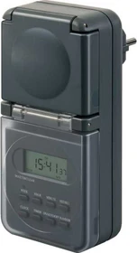 Brennenstuhl DZ 20 digitale Wochenzeitschaltuhr, IP44, grau