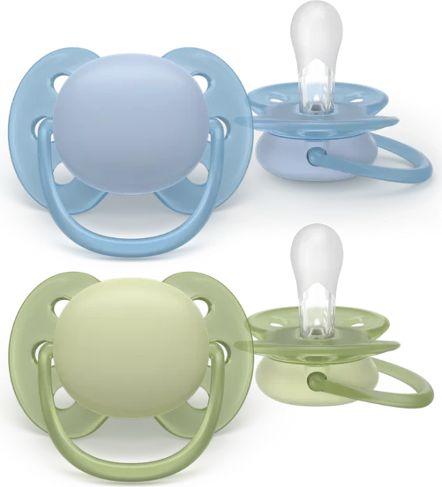 Philips Avent SCF091 Ultra Soft Beruhigungsschnuller, Silikon, 0-6M