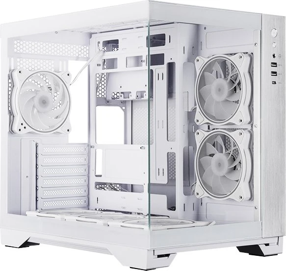 Chieftec Visio White, Glasfenster