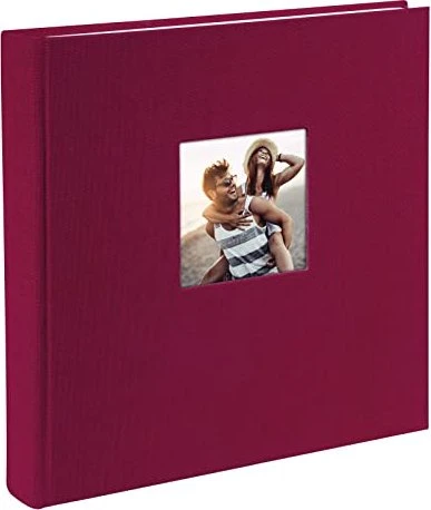 Goldbuch Buch Fotoalbum Bella Vista 25x25 weiße Seiten dunkelrot