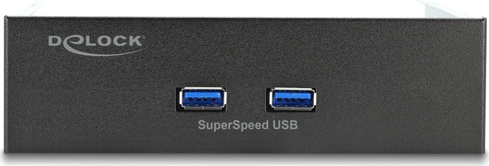DeLOCK 5.25" USB Frontpanel, 2x USB 3.0 19-Pin Stecksockel [Stecker]