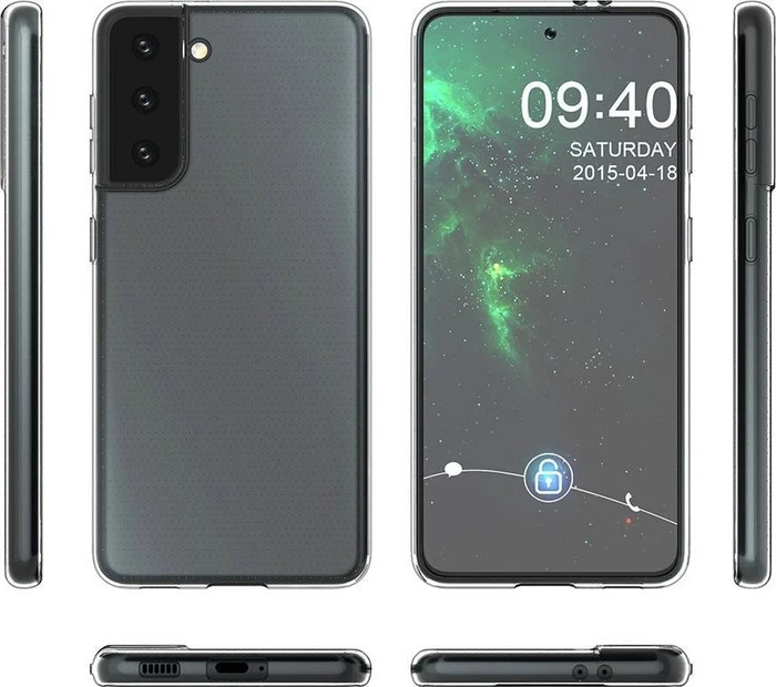 Cyoo Ultra Slim Cover für Samsung Galaxy S21 Ultra transparent