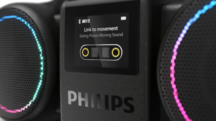 Philips TAMS60 The Roller schwarz