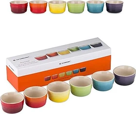 Le Creuset Mini Förmchen 100ml Rainbow III, 6 Stück