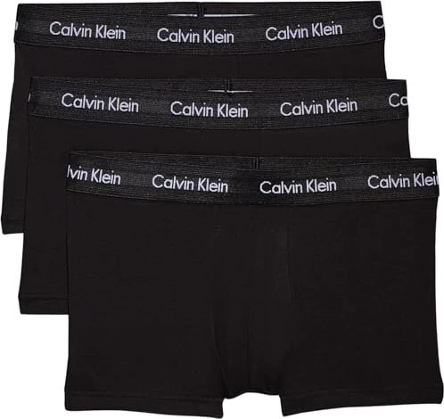 Calvin Klein Low Rise Trunk 3er Boxer Briefs schwarz (Herren)