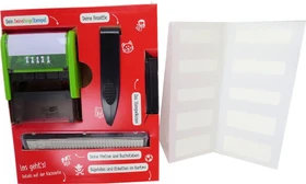 trodat deine Dinge Stempel Textstempel, 37x13mm, grün