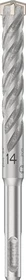 Bosch Professional PRO SDS-plus-5X Hammerbohrer, 8x50x110mm, 10 Stück