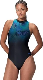 Speedo Hydrasuit Badeanzug blau/schwarz (Damen)