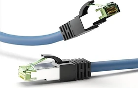 goobay Patchkabel, Cat8.1, S/FTP, RJ-45/RJ-45, 2m, blau