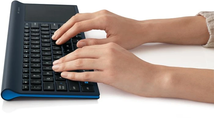Logitech TK820 Wireless All-in-One Keyboard, USB, DE