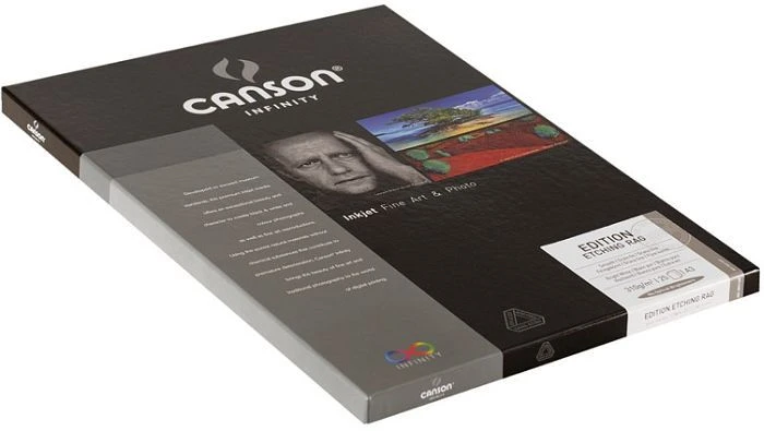Canson Infinity Edition Etching Rag Kunstdruckpapier matt weiß, A4, 310g/m², 25 Blatt (206211006)