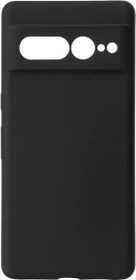 eSTUFF Madrid Silk-touch Silicone Case für Google Pixel 7 Pro schwarz