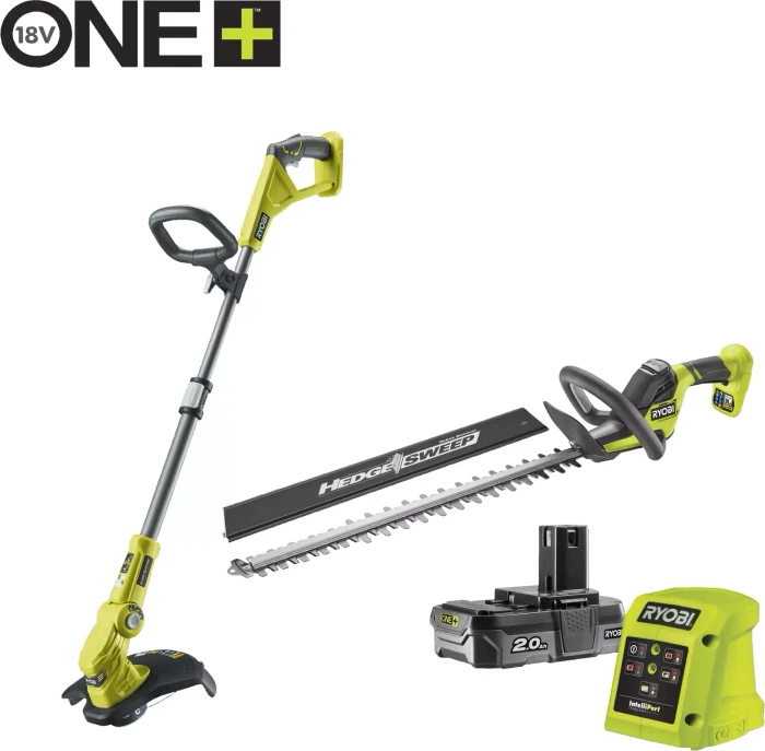 Ryobi RY18LT18HTA-120 Akku-Maschinenset inkl. Akku 2.0Ah