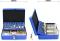 Rottner Wien Geldkassette, blau, Schlüsselschloss Vorschaubild
