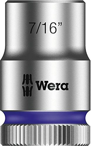 Wera 8790 HMB Zyklop Außensechskant Steckschlüssel 3/8" zöllig, 7/16"x29mm