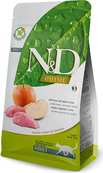 Farmina N&D Prime, Wildschwein & Apfel Adult, 1.50kg