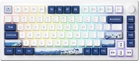 Akko MOD 007B HE PC, Santorini, LEDs RGB, hot-swap, Sakura Pink Magnetic, USB/Bluetooth, US