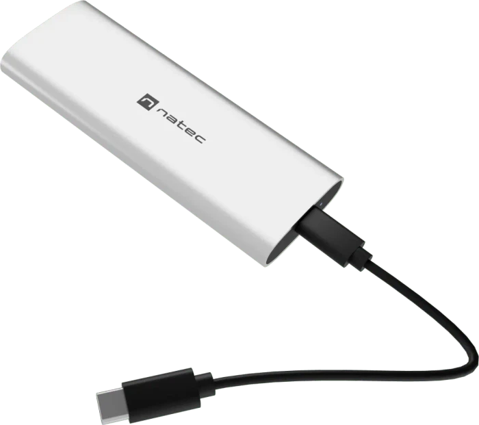 Natec Rhino M.2 NVMe Lite, silber, USB-C 3.1