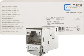 Metz E-DAT Cat6a, RJ-45, 180°, 12er-Pack