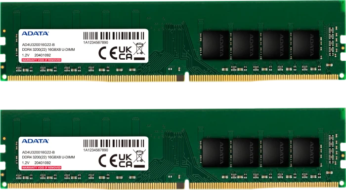 ADATA Premier UDIMM 16GB Kit, DDR4-3200, CL22, tray