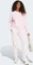 adidas Essentials 3-Streifen French Terry Cuffed Trainingshose lang clear pink/white (Damen) Vorschaubild