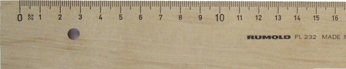 Rumold Lineal 30cm, braun (FL 232/30)