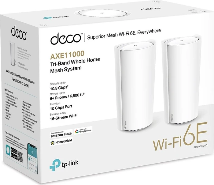 TP-Link Deco XE200, AXE11000, 2er-Pack